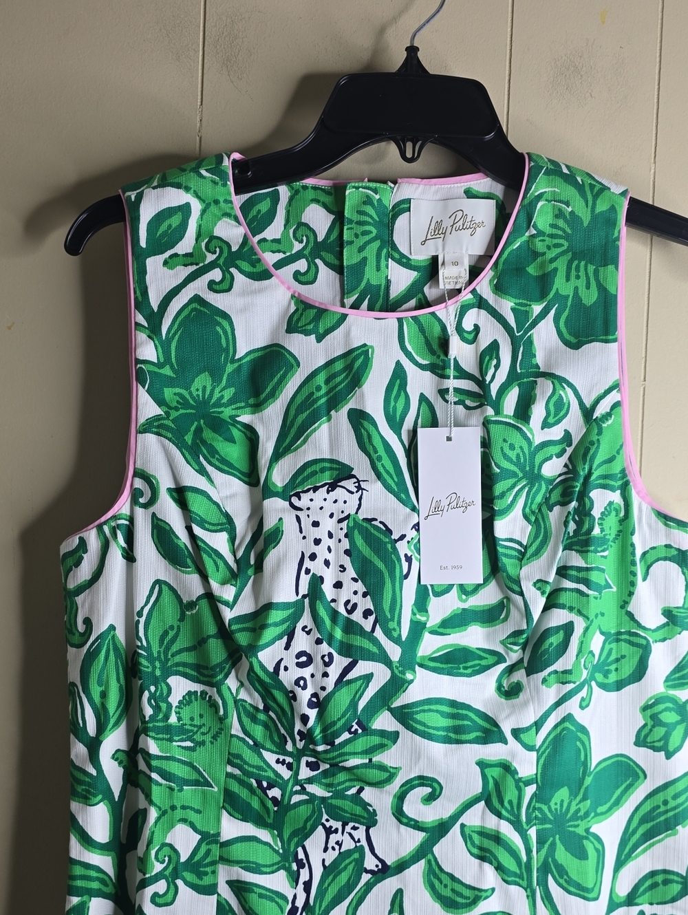 Lilly Pultizer Mila Stretch Shift Dress Size 10 - Picture 3 of 10